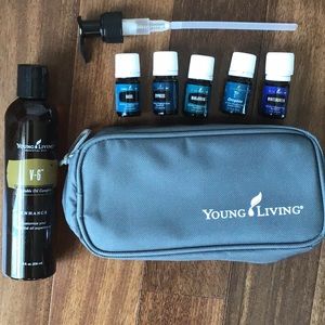 New Young Living Raindrop Oils V-6 and case